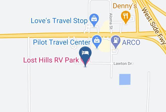Kern - Lost Hills Rv Park Maps