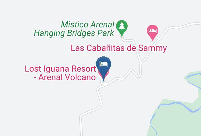San Carlos - Lost Iguana Resort Arenal Volcano Hotel Maps
