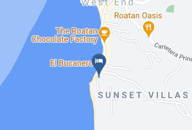 Roatan - Lost Paradise Inn Maps