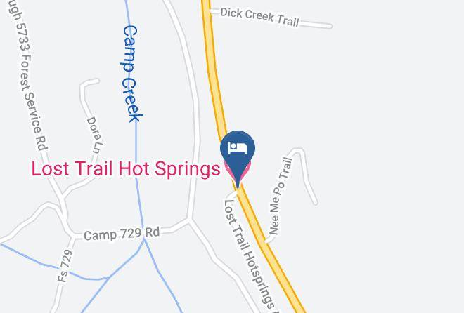 Ravalli - Lost Trail Hot Springs Maps