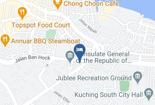 Bahagian Kuching - Lot 10 Boutique Hotel Kuching City Center Maps