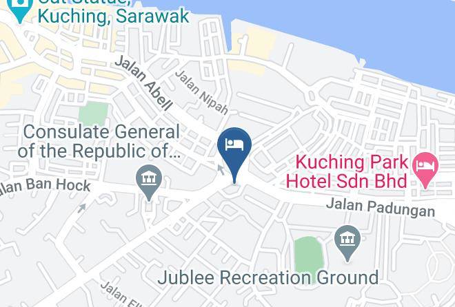 Bahagian Kuching - Roxy Hotel Padungan Maps