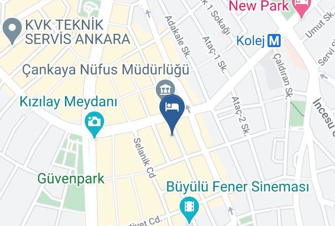Cankaya - Lotis Otel Ankara Maps