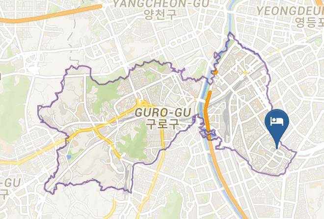 Gurogu - Lotte City Hotel Guro Maps