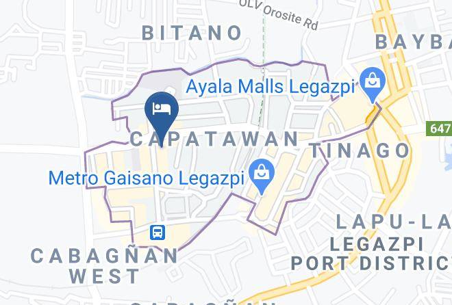 Albay - Lotus Blu Hotel Maps