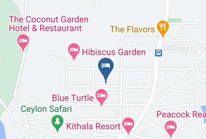 Galle - Lotus Blue Yala Hotel & Restaurant Maps