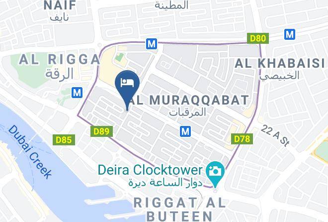 Dubai - Lotus Grand Hotel Dubai Maps
