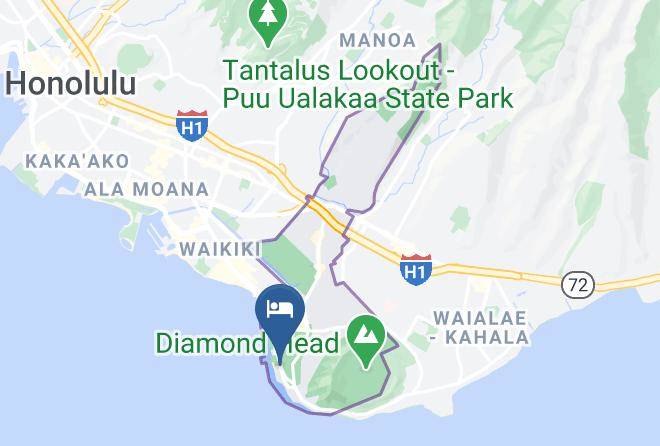 Honolulu - Lotus Honolulu At Diamond Head Maps
