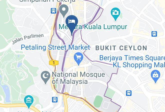 Kuala Lumpur - Lotus Hotel Masjid India Maps