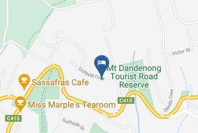 Yarra Ranges - Lotus Lodges Maps