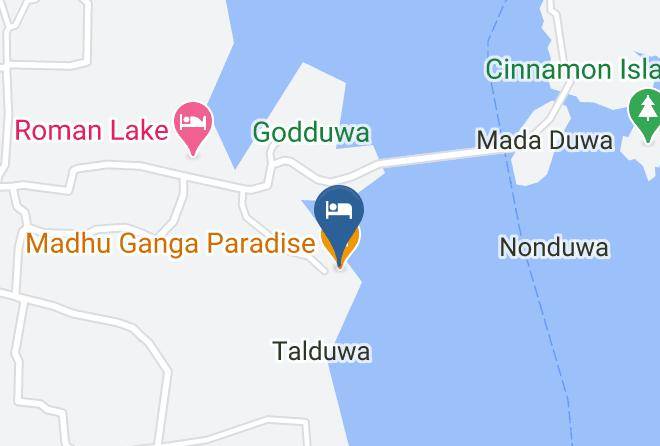 Galle - Lotus Paradise Nature Resort Maps