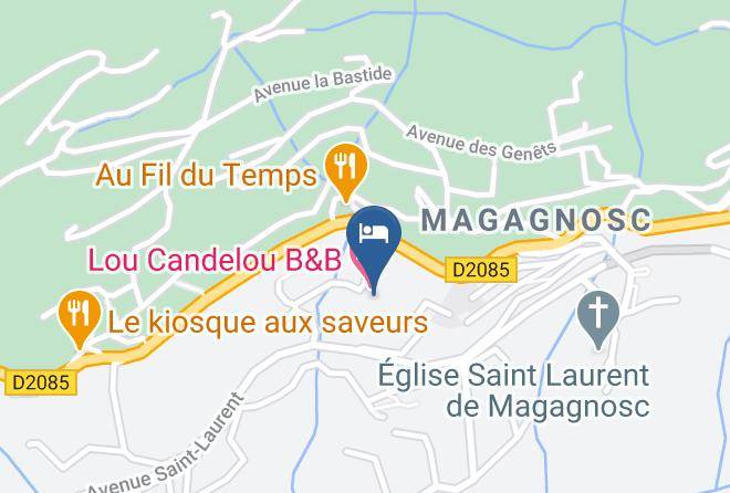 Maritime Alps - Lou Candelou B&b Maps
