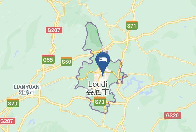 Loudi - Loudi Saturday Hotel Chain Maps