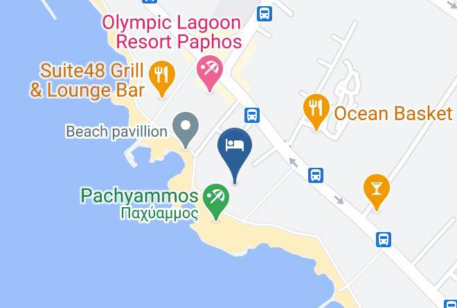 Paphos - Louis Imperial Beach Hotel Maps