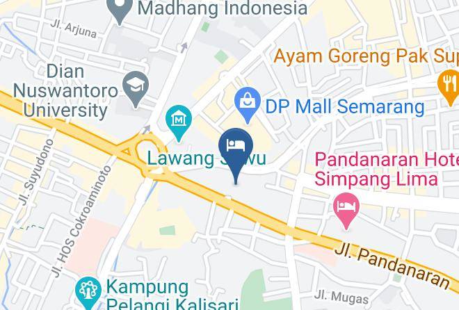 Kota Semarang - Louis Kienne Hotel Pandanaran Semarang Maps