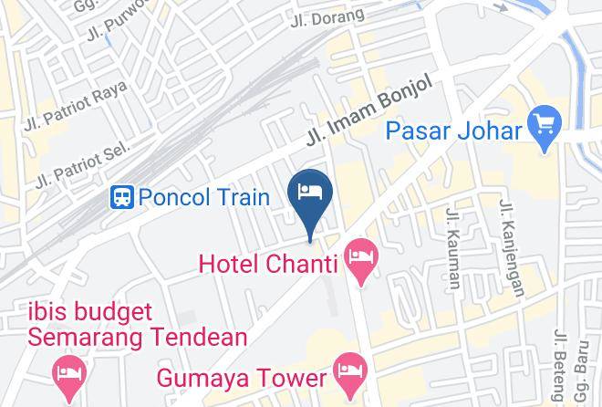 Kota Semarang - Louis Kienne Hotel Pemuda Maps