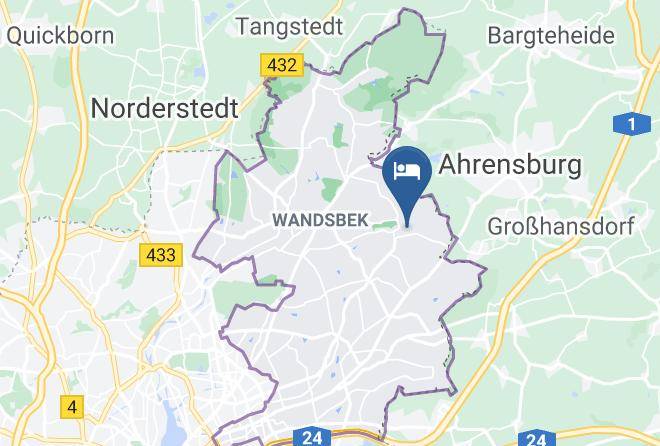 Stadt Hamburg - Hotel Restaurant Franky Maps