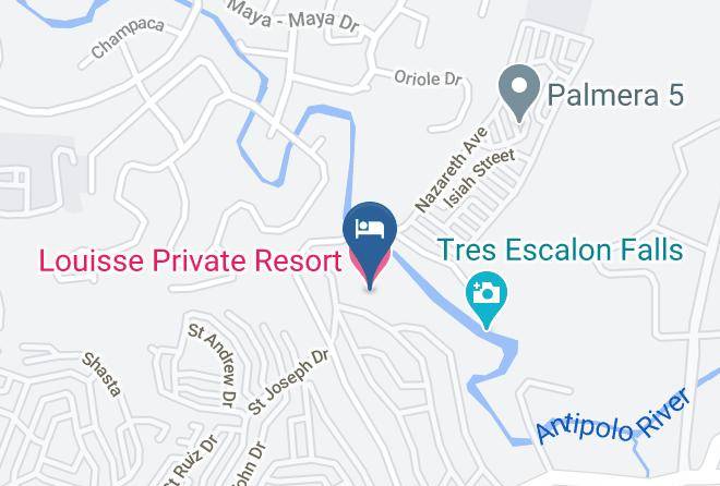 Rizal - Louisse Private Resort Maps