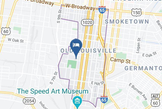 Jefferson - Louisville Bourbon Inn Maps