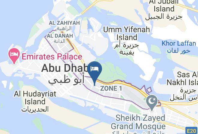 Abu Dhabi - Loulou Asfar Hotel Apartment Maps