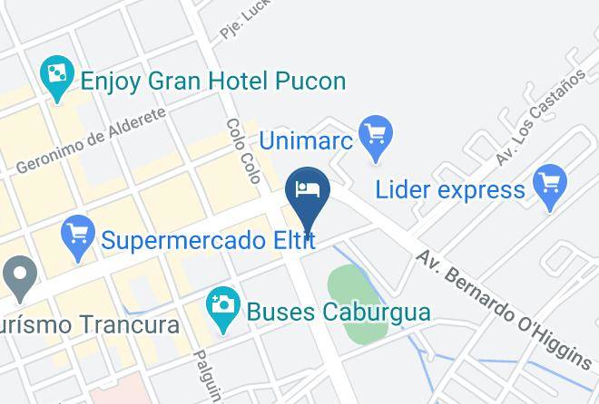 Cautin Province - Lounge Brasil Hosteria Boutique Maps