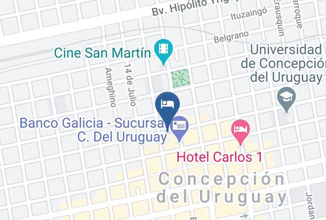 Concepcion Del Uruguay - Lourd Mary Hotel Boutique Maps