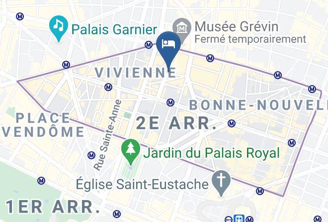 Paris - Louvre Opera Chicsuites Maps