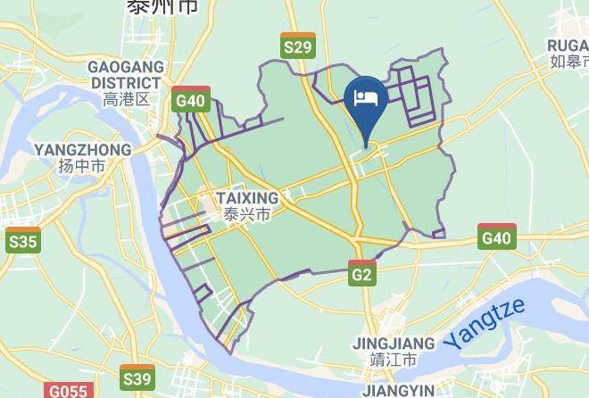 Taizhou - Louwailou Hotel Taixing Zhifu Middle Road Maps