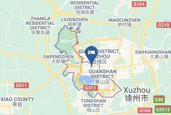 Xuzhou - Louzhonglou Hotel Maps
