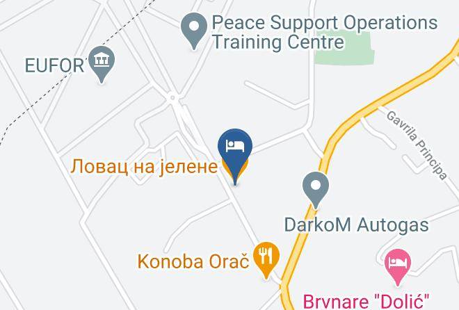 Sarajevo Romanija - Lovac Na Jelene Maps