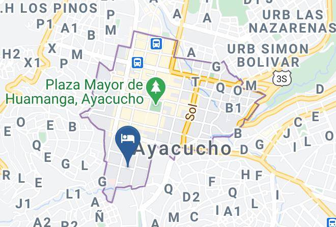 Huamanga - Lovaina Hospedaje & Restaurante Maps