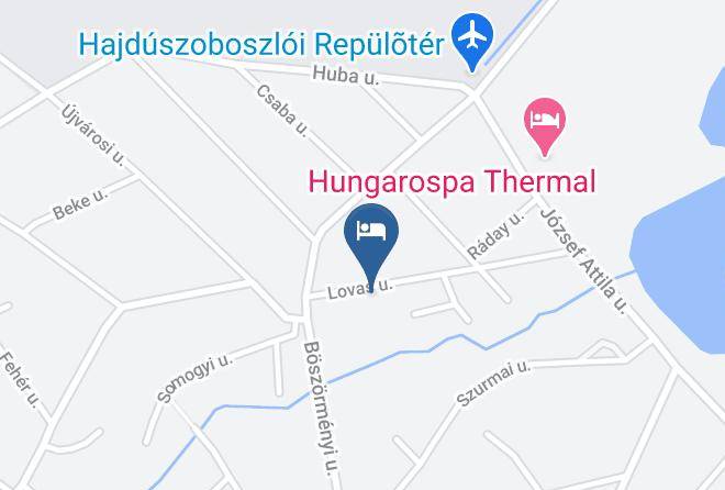 Hajduszoboszlo - Lovas Vendeghaz Maps