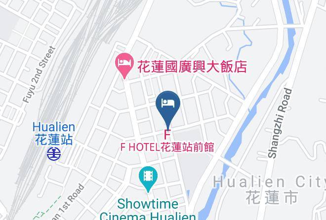 Love Hualien Hostel Mapa - Taiwan - Hualiennty