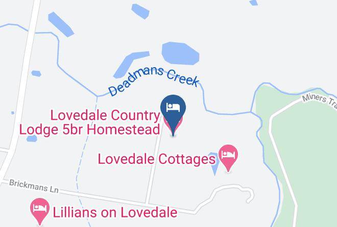 Cessnock - Lovedale Country Lodge 5br Homestead Maps