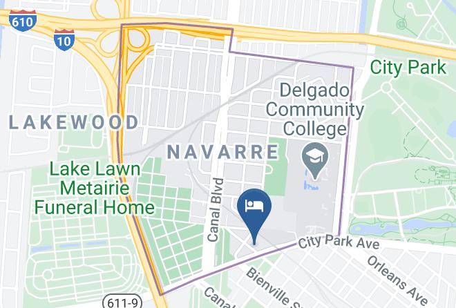 Orleans Par - Lovely 3br Next To City Park Maps