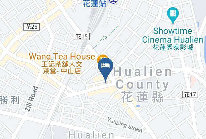 Lovely Bean Inn Mapa - Taiwan - Hualiennty