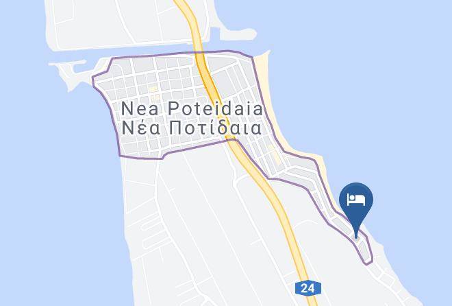 Khalkidhiki - Lovely Flat Potidea Maps