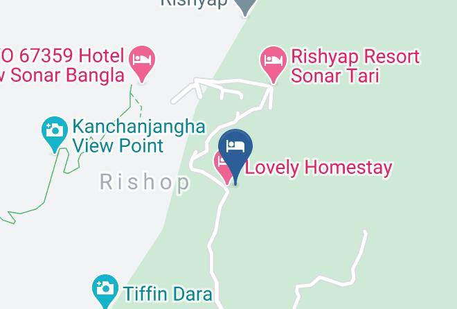 Kalimpong Ii Sub District - Lovely Home Stay Rishyap Maps