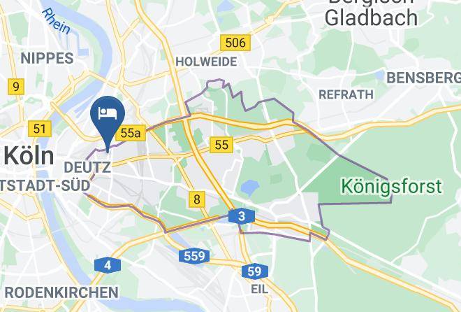 Cologne - Lovely Hotel Near Koln Messe And Arena Maps