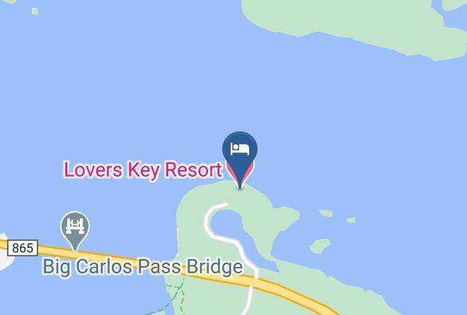 Lovers Key Resort Map