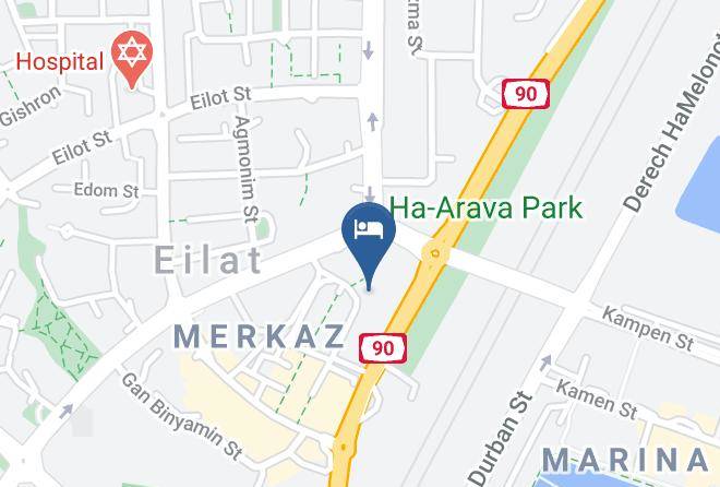 Eilat - Low Cost Pop Up Hotel Eilat Maps