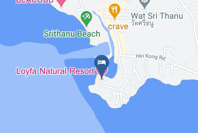 Amphoe Ko Pha Ngan - Loyfa Natural Resort Maps