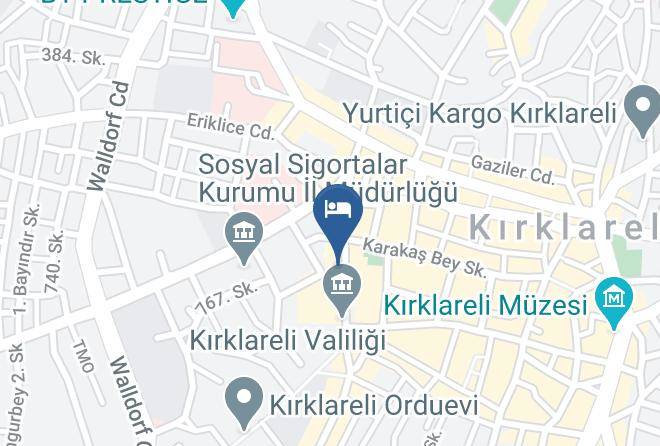 Kirklareli Karakas - Lozengrad Hotel Maps