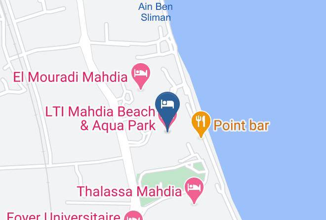 Tunisia - Lti Mahdia Beach Maps
