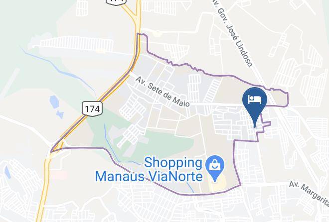 Manaus - Lua De Mel Pousada Maps