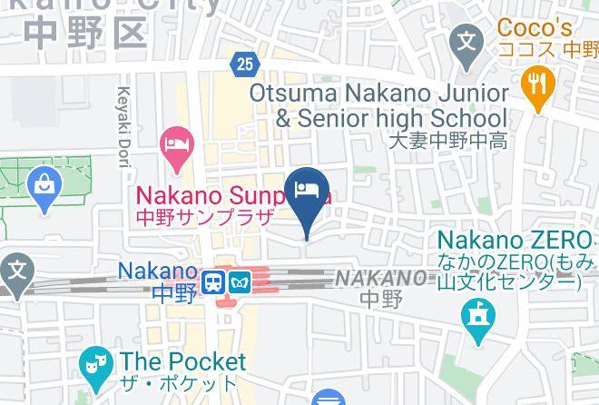 Nakano Ward - Luana Hotel Maps