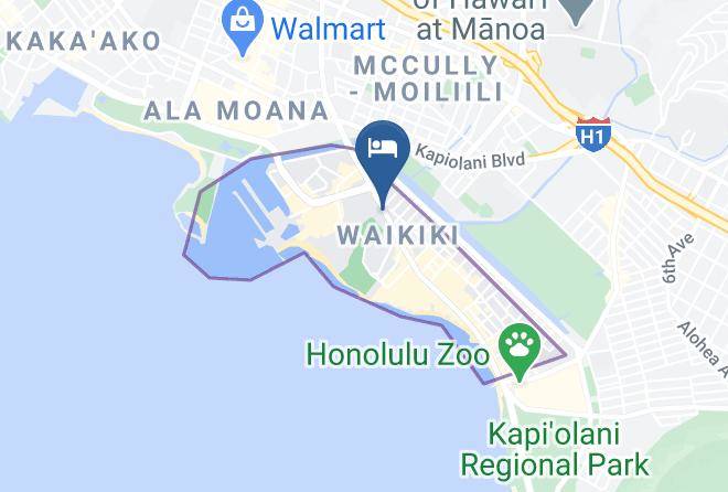 Honolulu - Luana Waikiki Hotel & Suites Maps