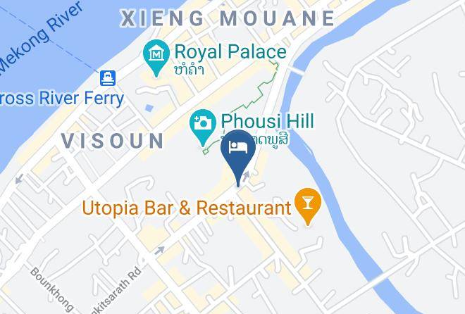 Louangphrabang - Luang Prabang Hotel Maps