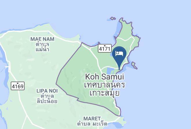 Amphoe Ko Samui - Lub D Koh Samui Chaweng Beach Maps