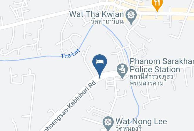 Amphoe Phanom Sarakham - Lub Plearn Resort Maps